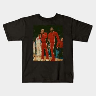Dennis Rodman with Michael Jordan Kids T-Shirt